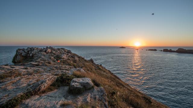 Coucher De Soleil Sur La Pointe Du Grouin Cancale Yann Langevin 7826