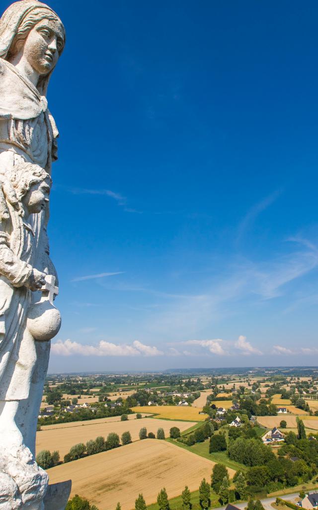 Statue Notre Dame De L Esperance Mont Dol Simon Bourcier 876