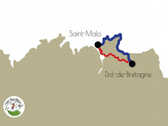 Carte Saint Malo Dol De Bretagne 2