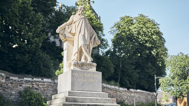 Statue De Francois Rene De Chateaubriand Combourg Alexandre Lamoureux 717