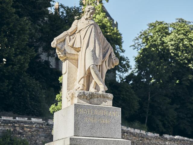 Statue De Francois Rene De Chateaubriand Combourg Alexandre Lamoureux 718