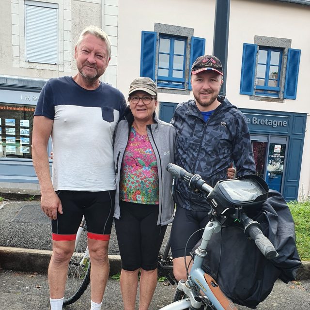 Frédérique and her family - Cancale