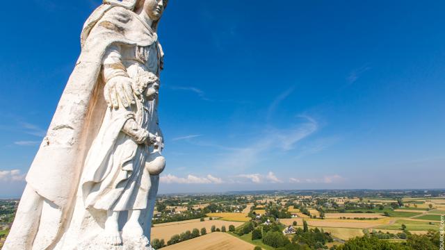 Statue Notre Dame De L Esperance Mont Dol Simon Bourcier 876