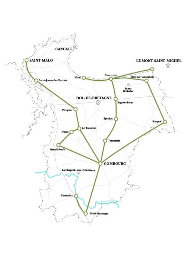 CARTE TERRITOIRE CIRCUITS-CHEMINS DE TRAVERSE