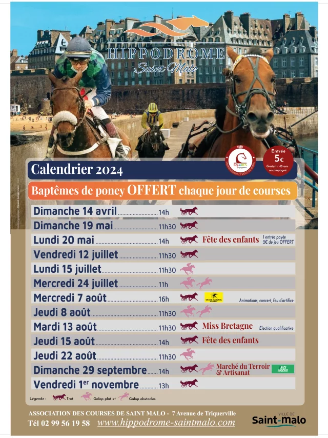 Affiches Saint Malo 2024 PMU