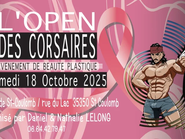 Open des Corsaires - Affiche Paysage 2025