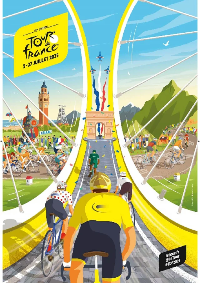 Affiche Officielle Tour De France 2025 Web